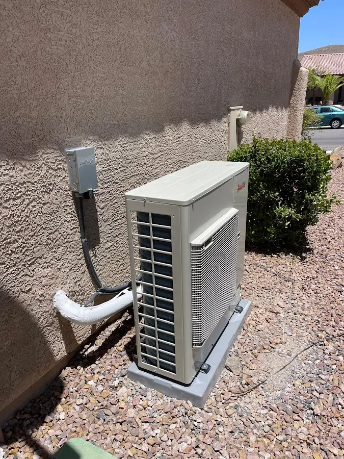 Residential air conditioning condenser unit in Calabasas